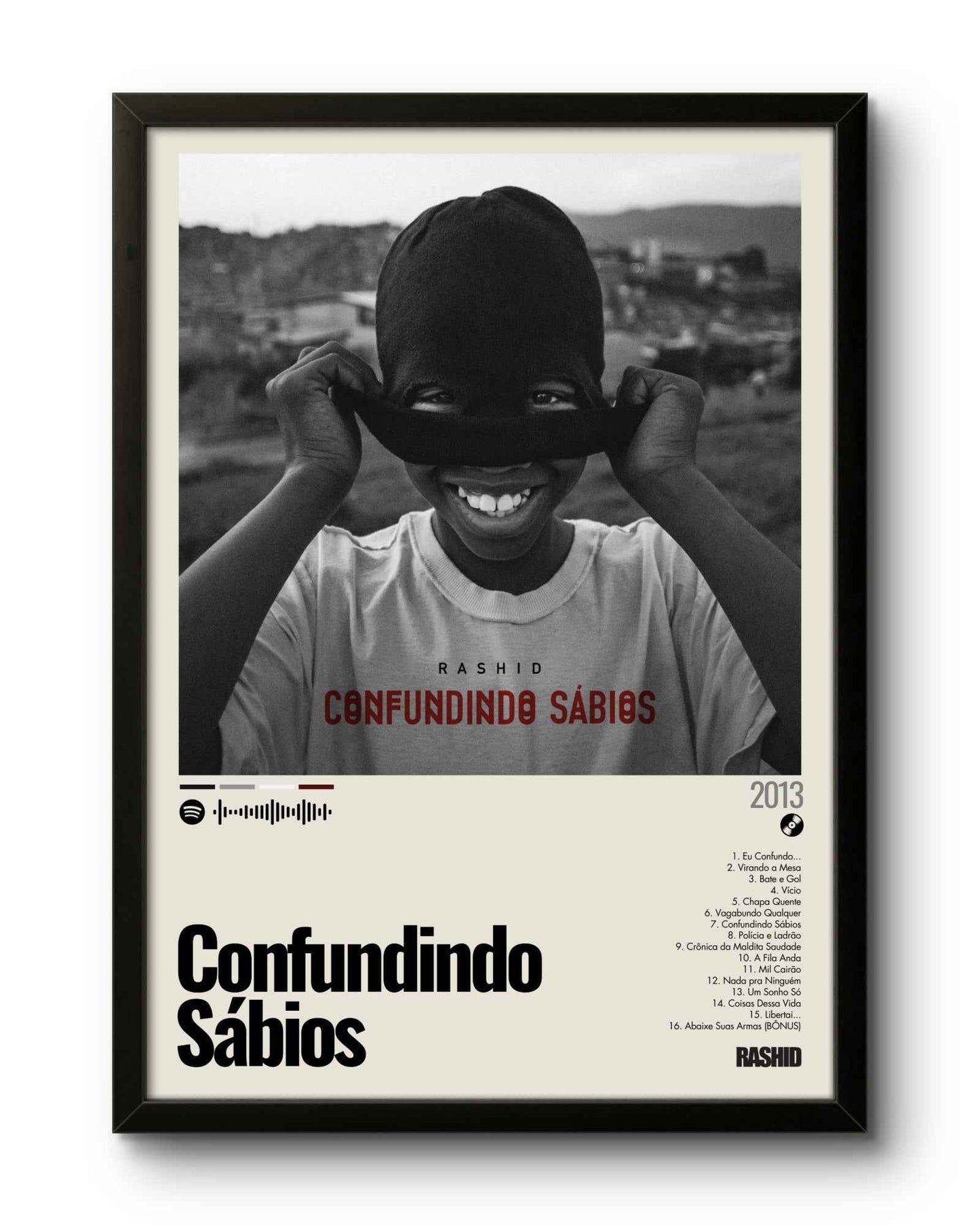Quadro: Confundindo Sábios (2013) por Rashid