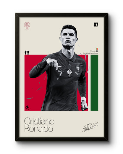Quadro: Cristiano Ronaldo (Portugal)