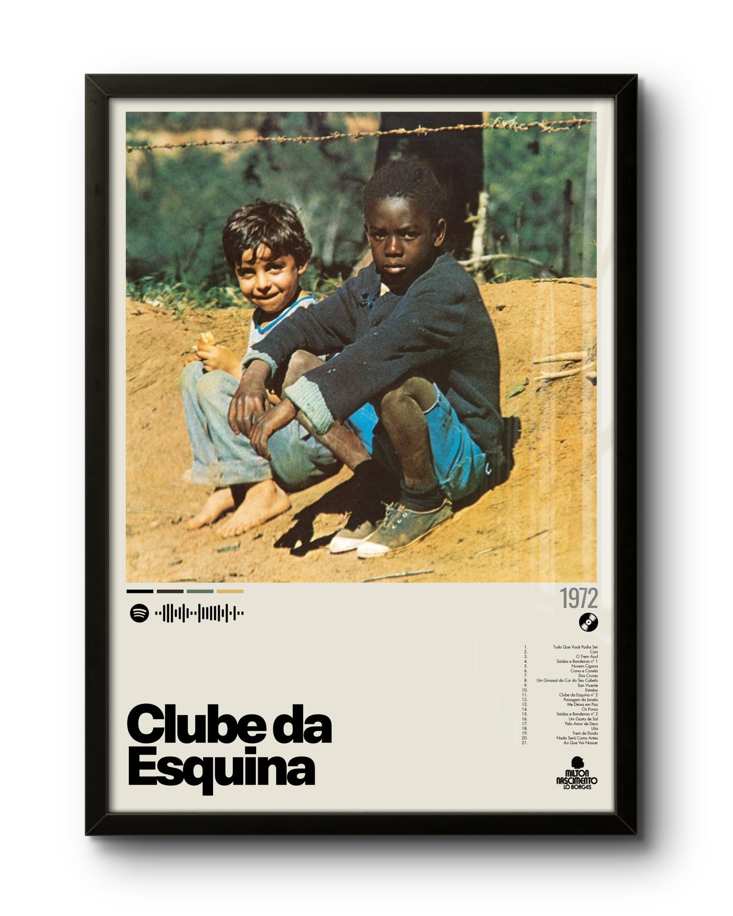 Quadro: Clube da Esquina (1972) por Milton Nascimento & Lô Borges
