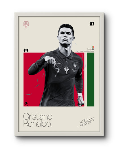 Quadro: Cristiano Ronaldo (Portugal)