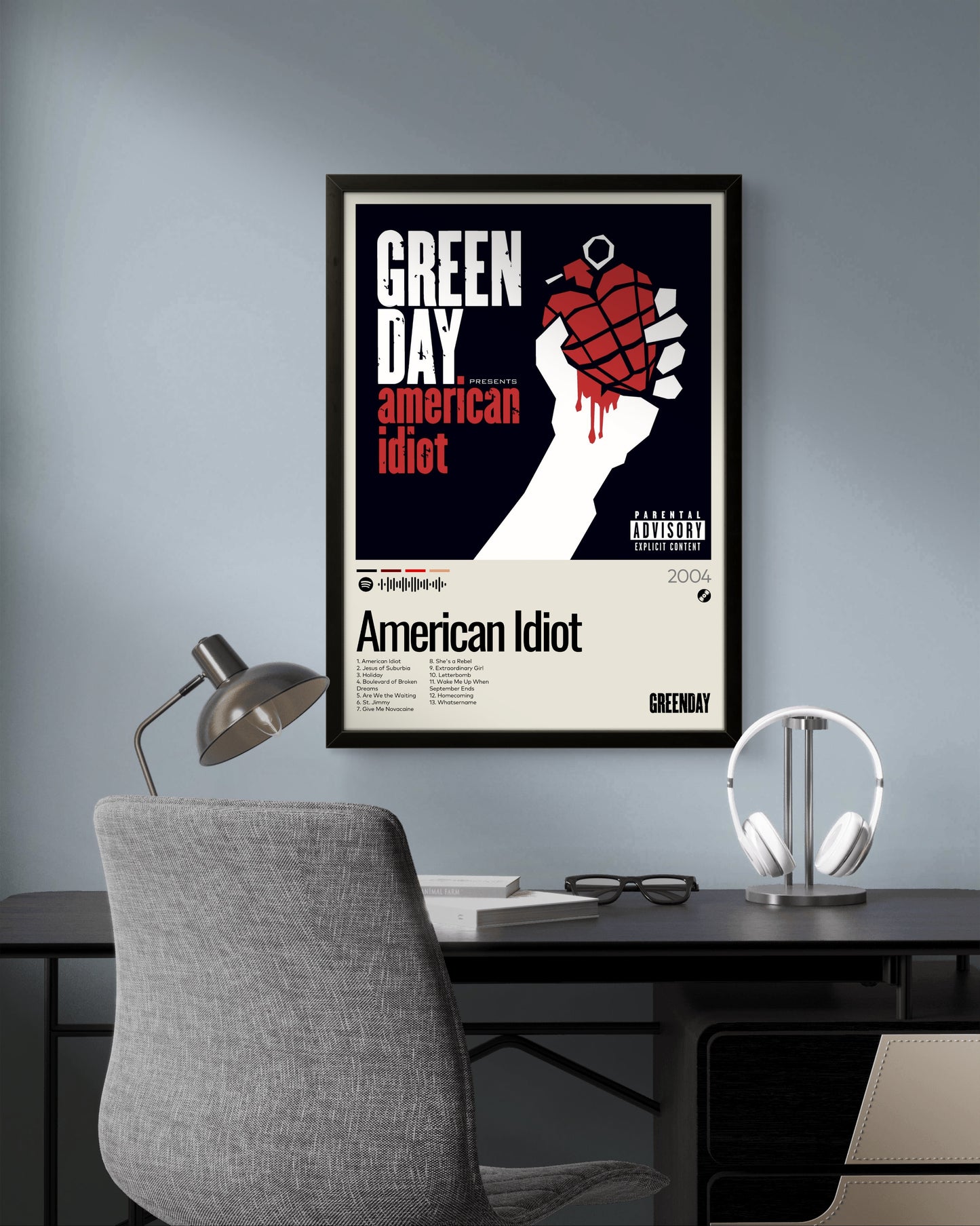 Quadro: American Idiot (2004) by Green Day
