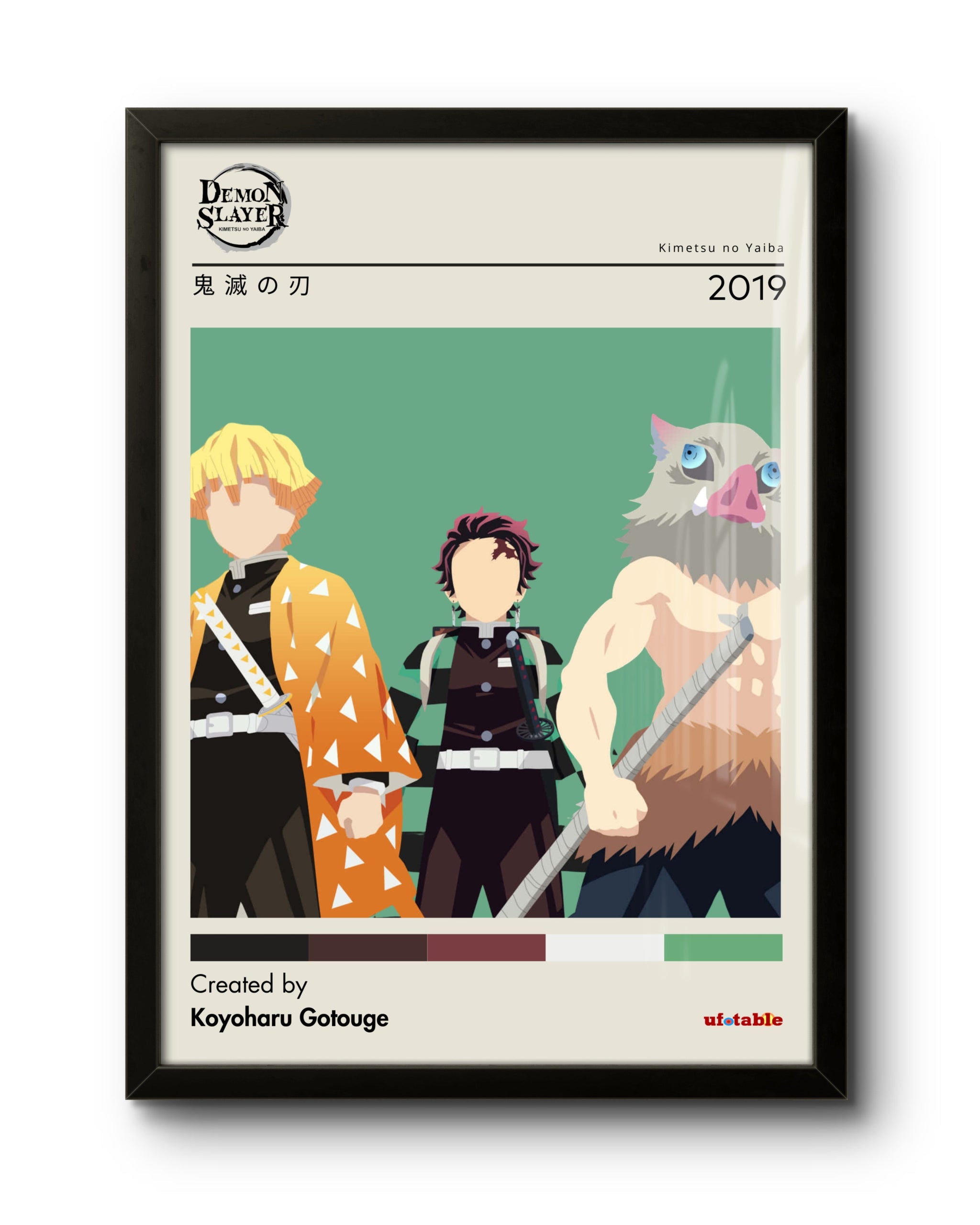 Quadro: Demon Slayer / Kimetsu no Yaiba (2019)