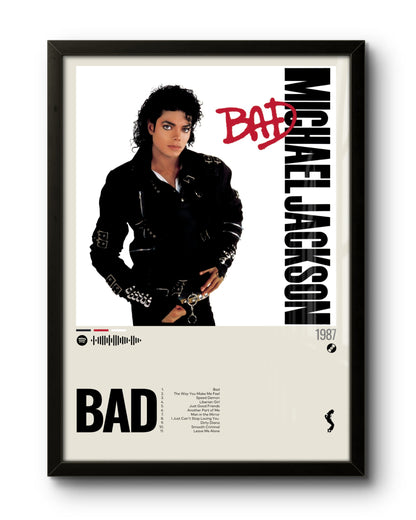 Quadro: Bad (1987) by Michael Jackson