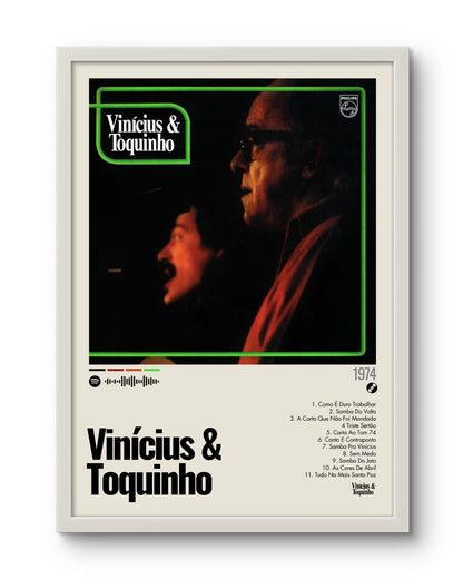 Quadro: Vinícius & Toquinho (1974) por Vinícius de Moraes & Toquinho