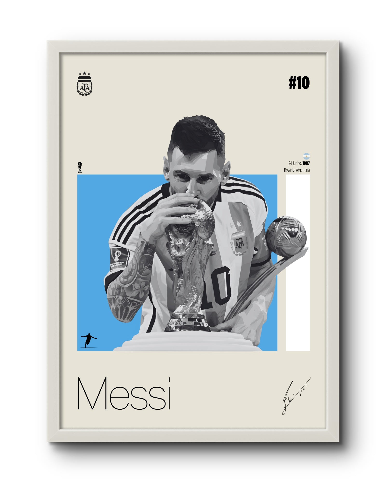 Quadro: Lionel Messi (Argentina)