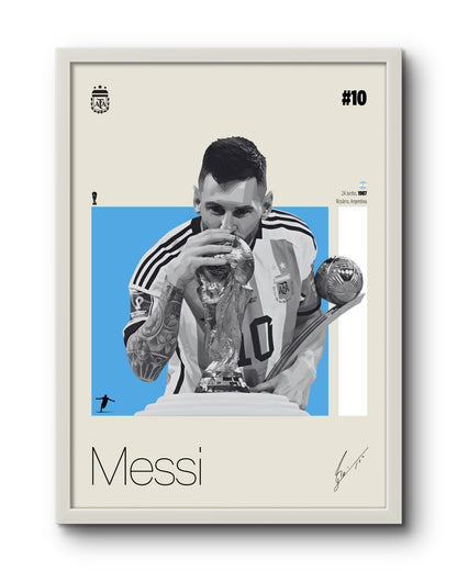 Quadro: Lionel Messi (Argentina)