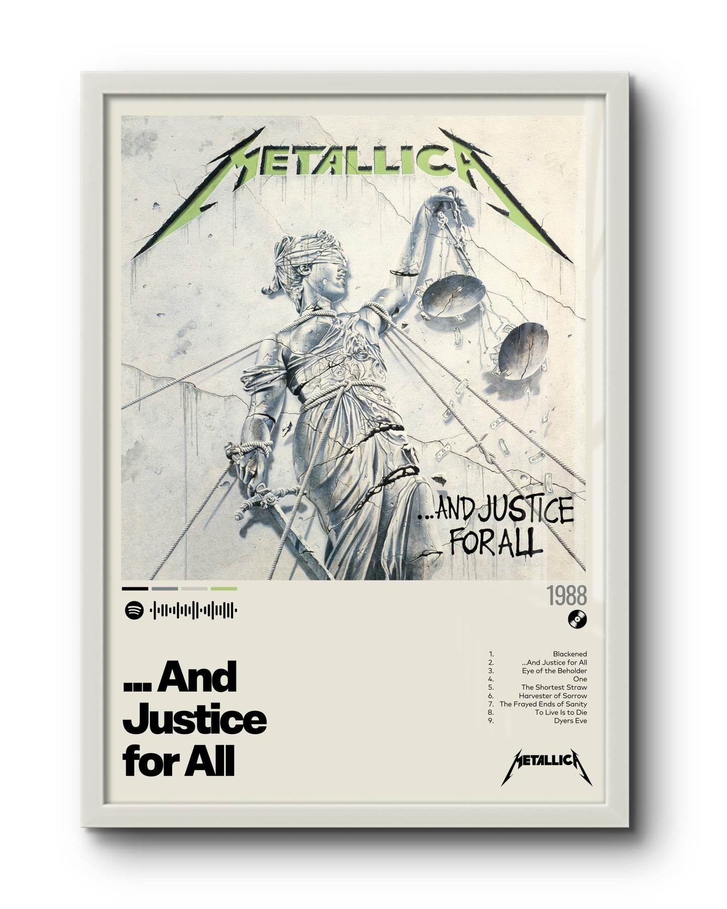 Quadro: ...And Justice for All (1988) by Metallica