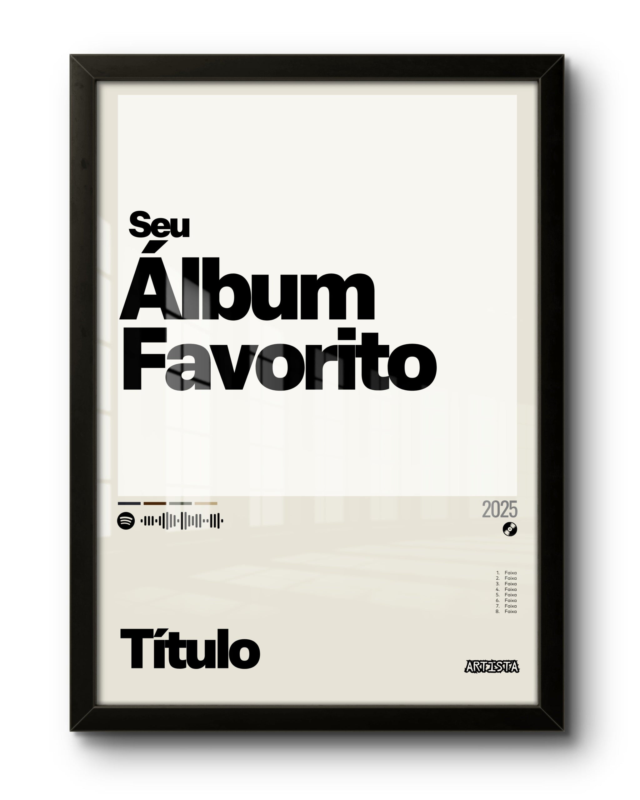Quadro: PERSONALIZE Seu Álbum (2025)