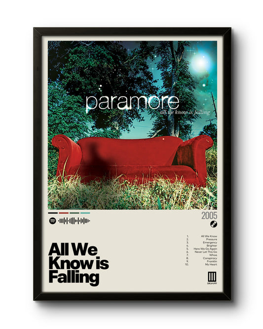 Quadro: All We Know is Falling (2005) by Paramore