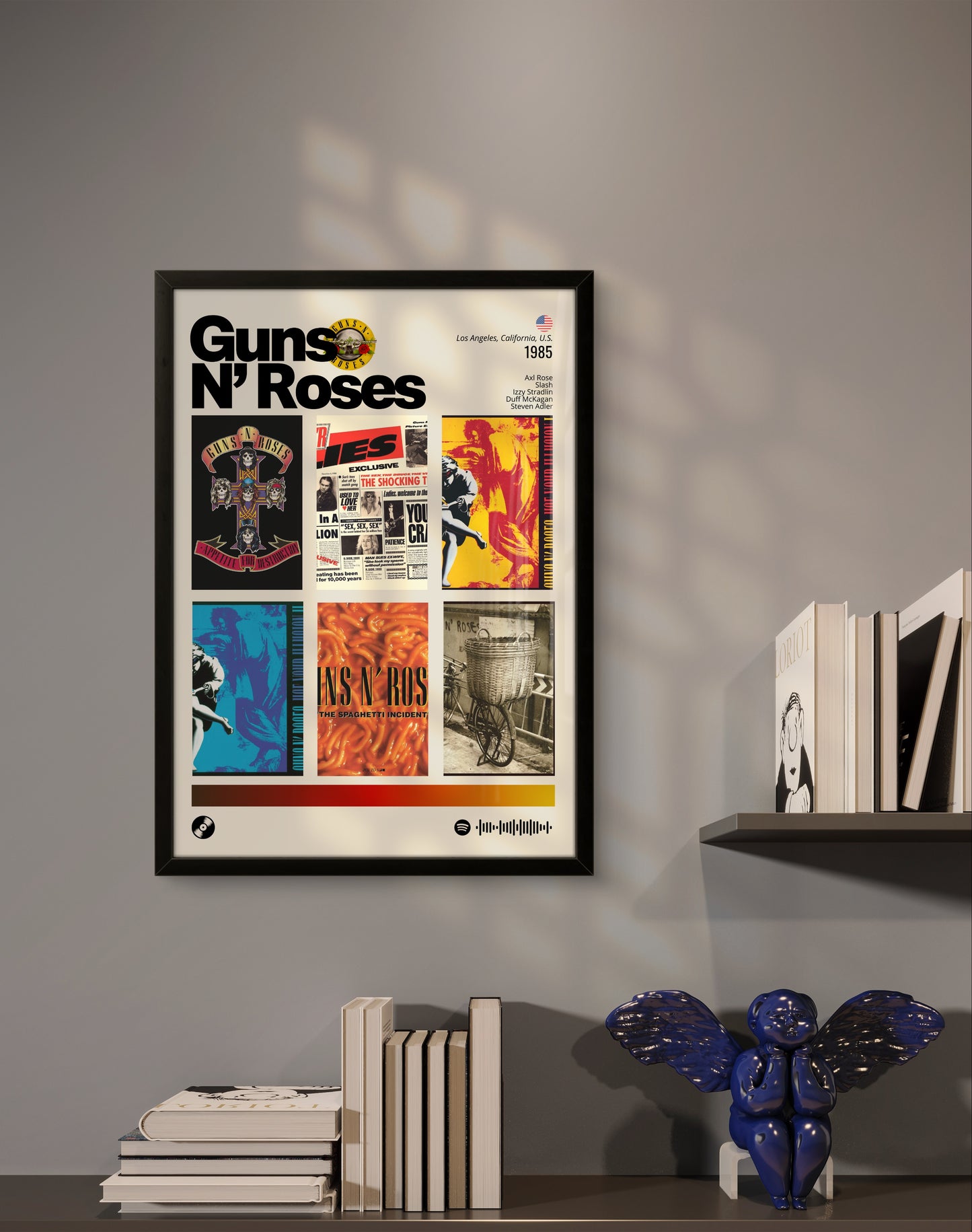 Quadro: Guns N' Roses / Discografia (1985)
