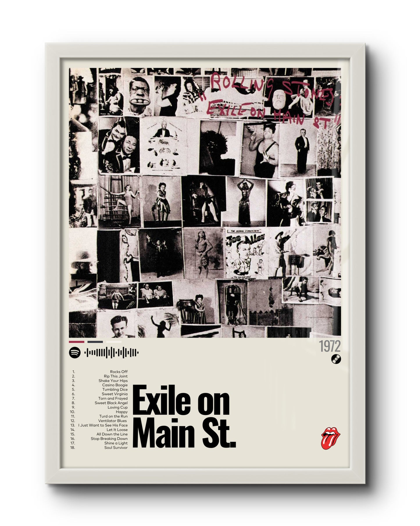 Quadro: Exile on Main St. (1972) by The Rolling Stones