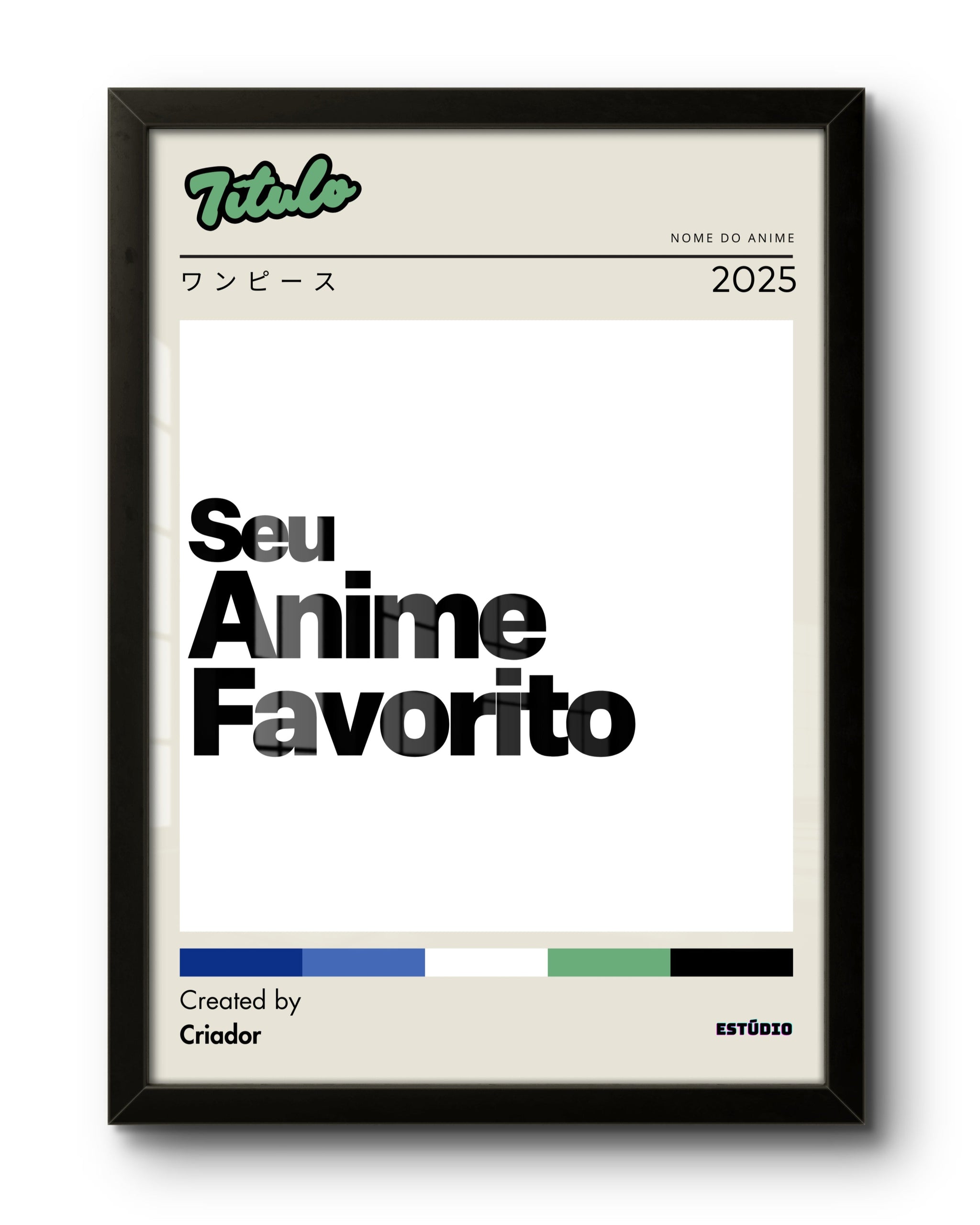 Quadro: PERSONALIZE Seu Anime (2025)
