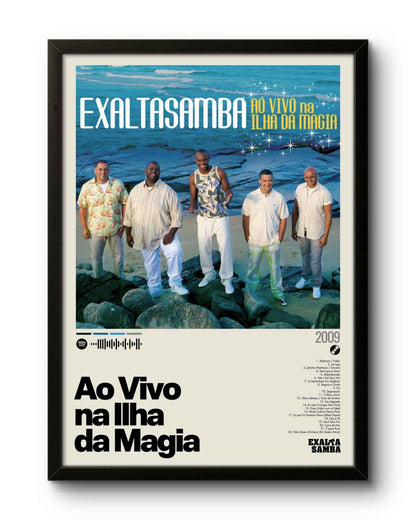 Quadro: Ao Vivo na Ilha da Magia (2009) por Exaltasamba