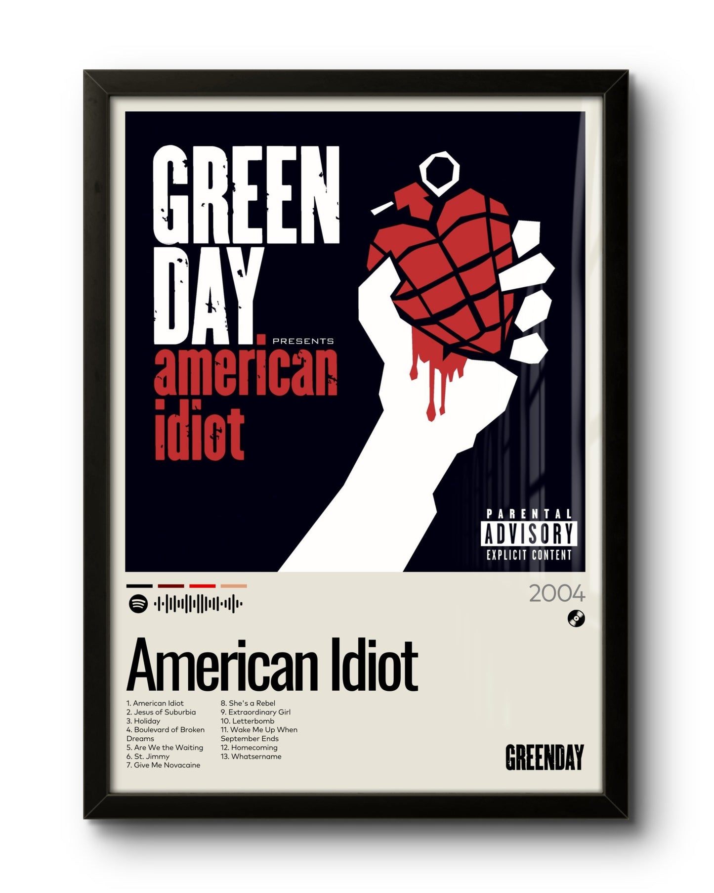 Quadro: American Idiot (2004) by Green Day