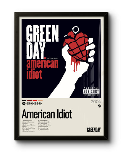 Quadro: American Idiot (2004) by Green Day