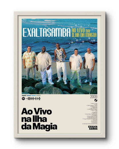 Quadro: Ao Vivo na Ilha da Magia (2009) por Exaltasamba