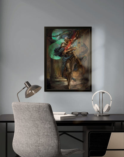 Quadro: Rellana, Twin Moon Knight / Full Canvas (Elden Ring)