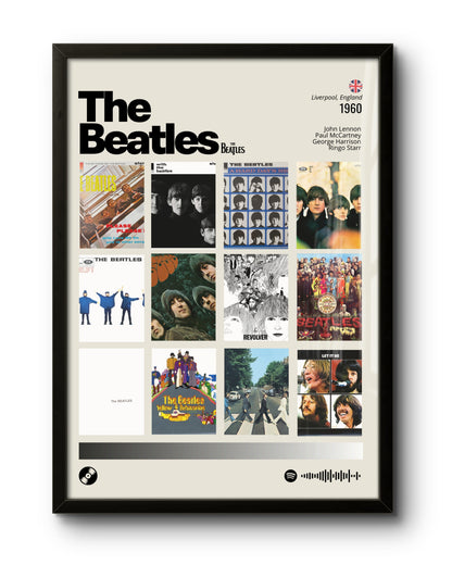 Quadro: The Beatles / Discografia (1960)
