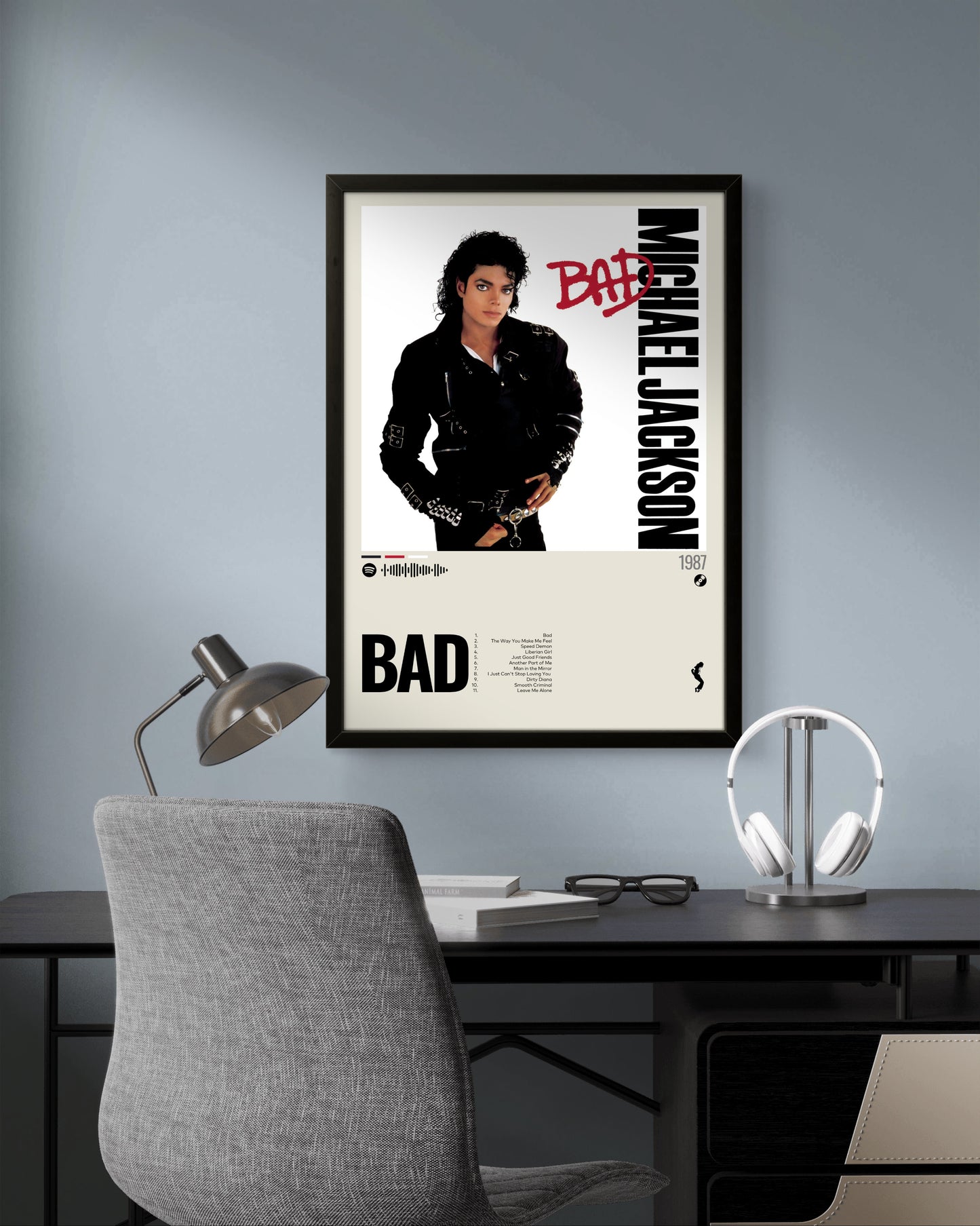Quadro: Bad (1987) by Michael Jackson