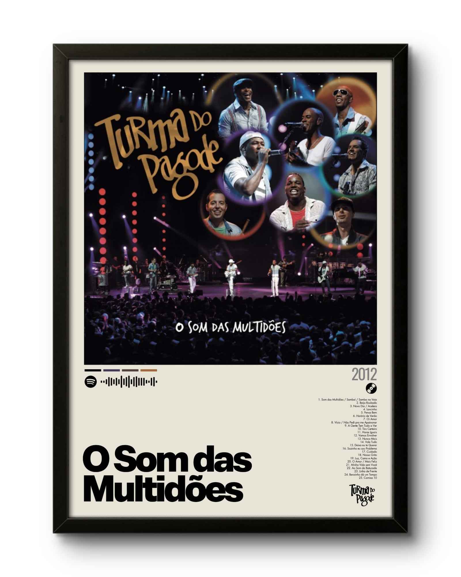 Quadro: O Som das Multidões (2012) por Turma do Pagode