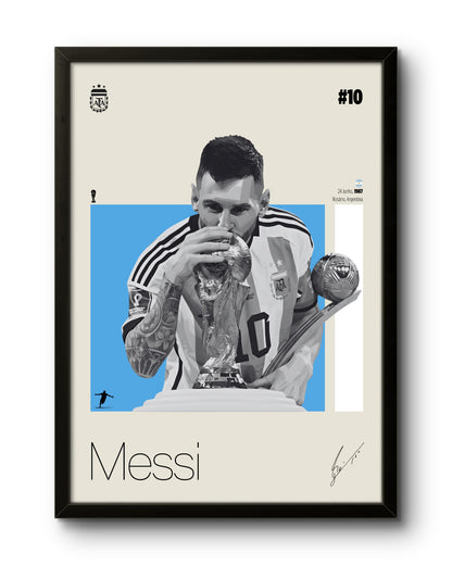 Quadro: Lionel Messi (Argentina)