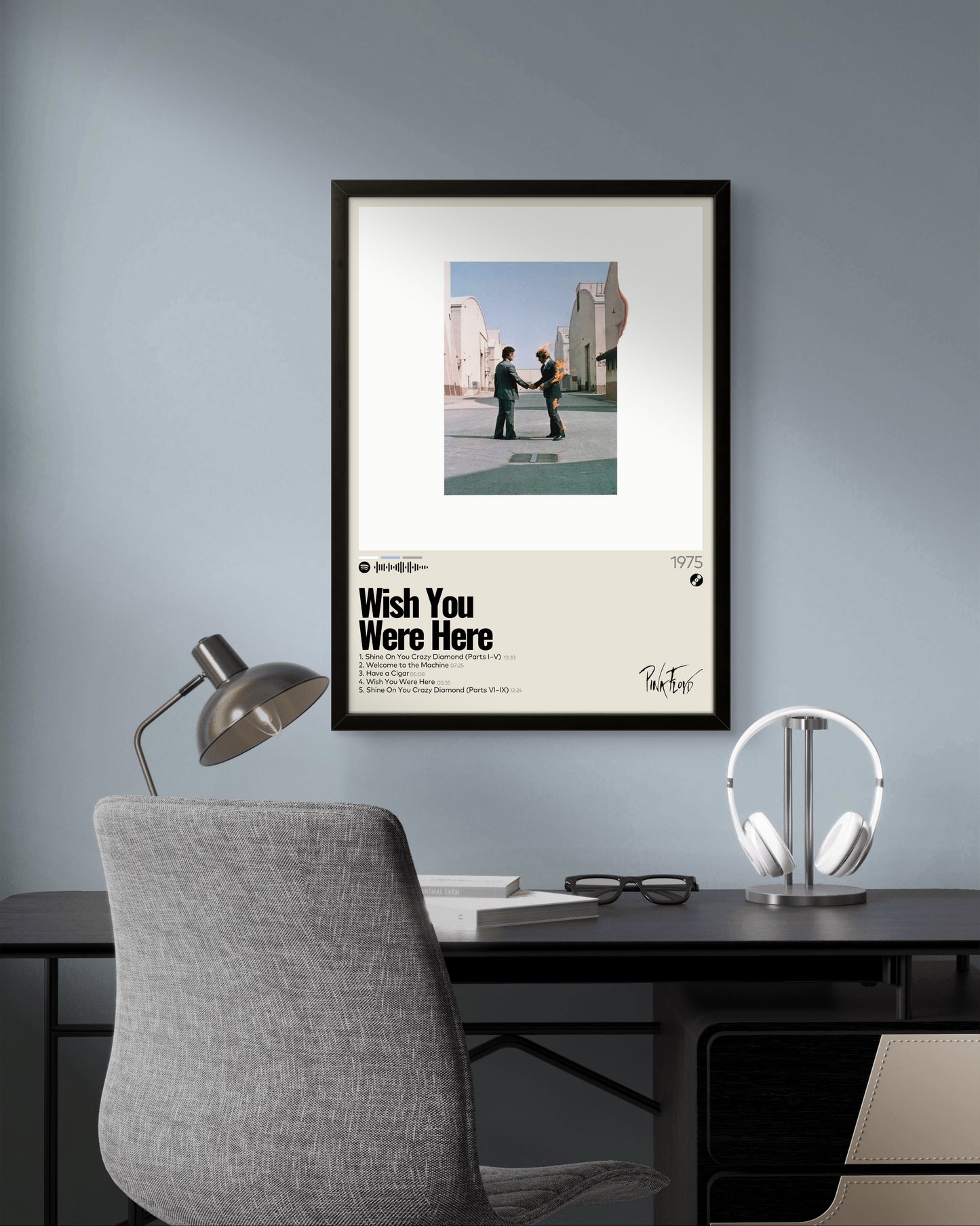 Quadro: Wish You Were Here (1975) by Pink Floyd