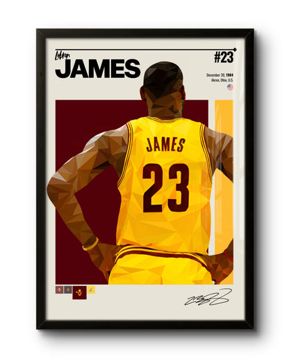 Quadro: Lebron James / Cleveland Cavaliers (NBA)