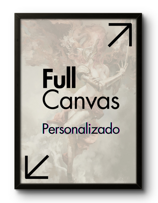 Quadro: PERSONALIZE Full Canvas (Tema Livre)