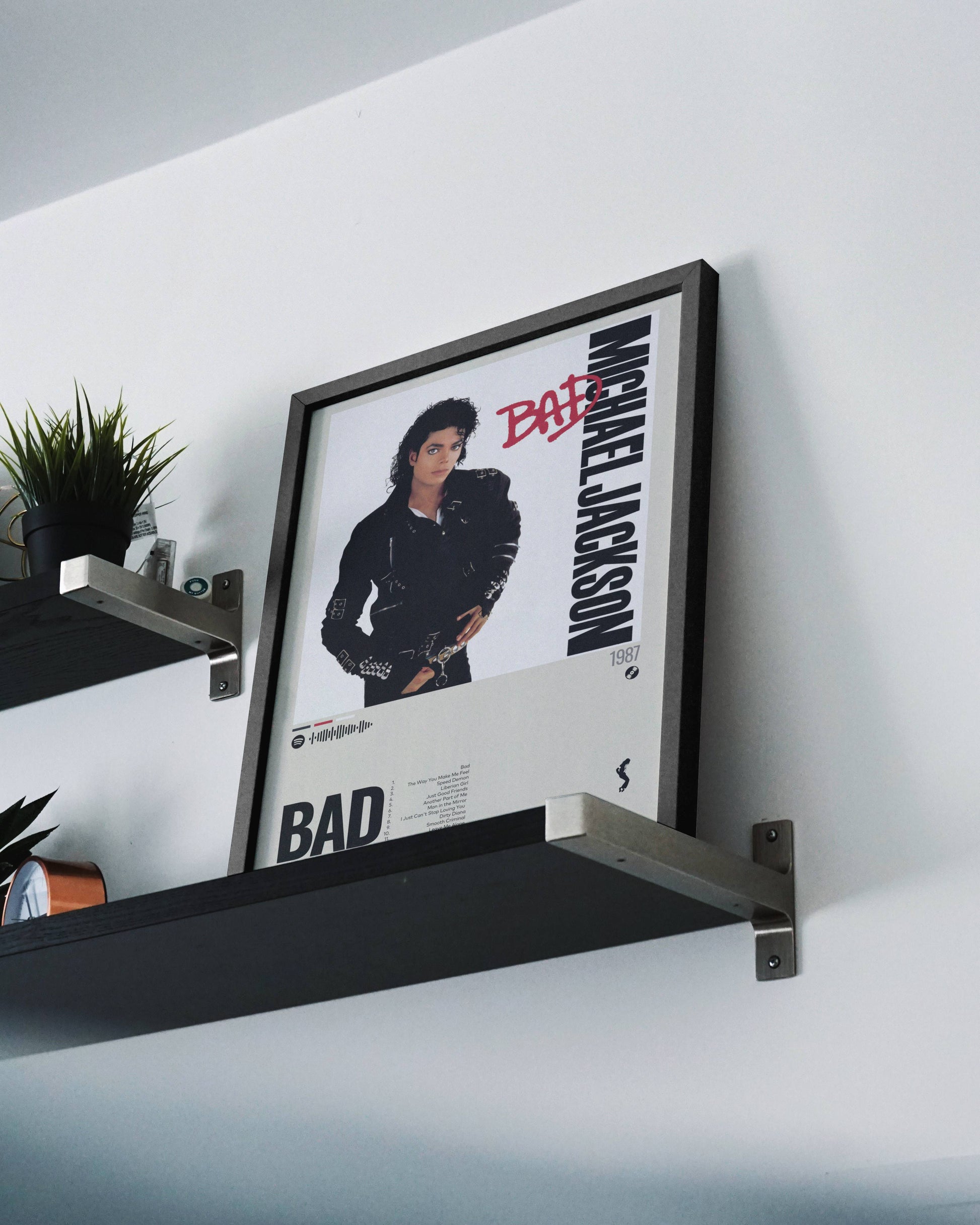 Quadro: Bad (1987) by Michael Jackson - Quadraê
