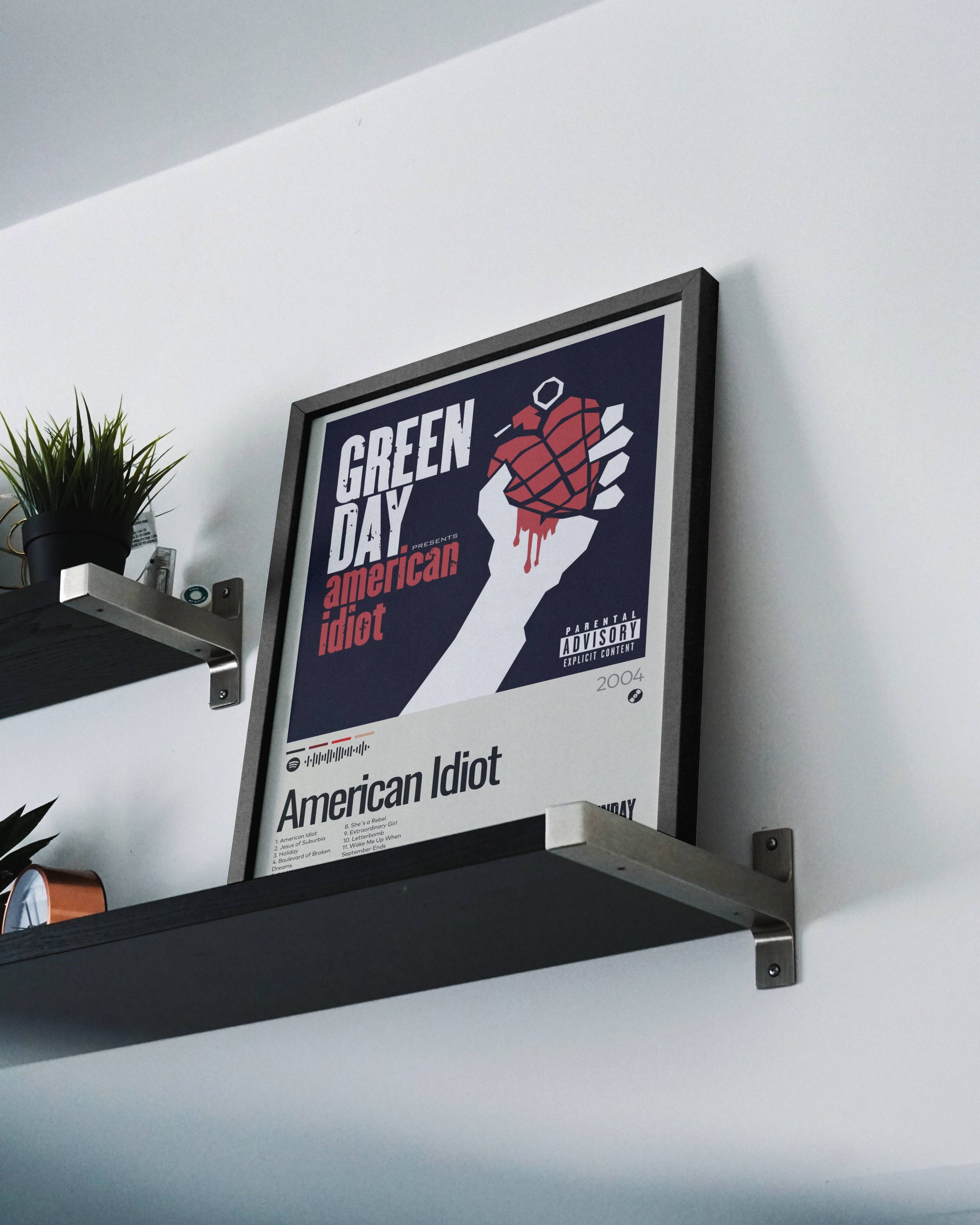 Quadro: American Idiot (2004) by Green Day - Quadraê