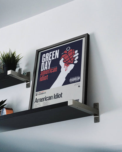 Quadro: American Idiot (2004) by Green Day - Quadraê