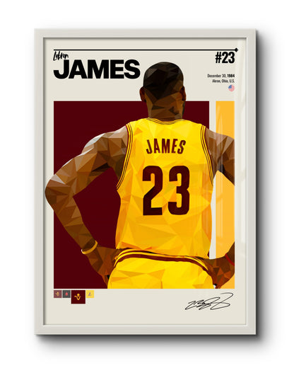 Quadro: Lebron James / Cleveland Cavaliers (NBA)