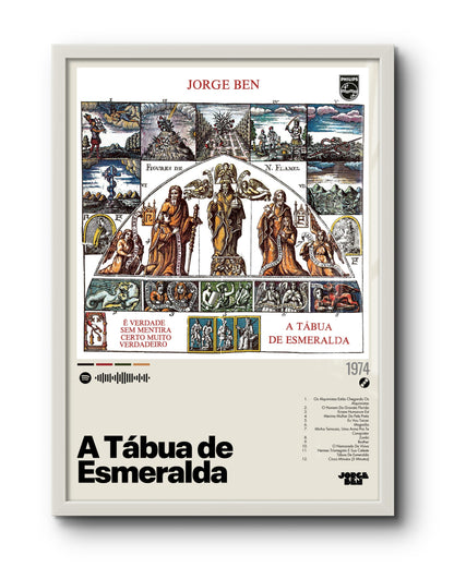 Quadro: A Tábua de Esmeralda (1974) por Jorge Ben