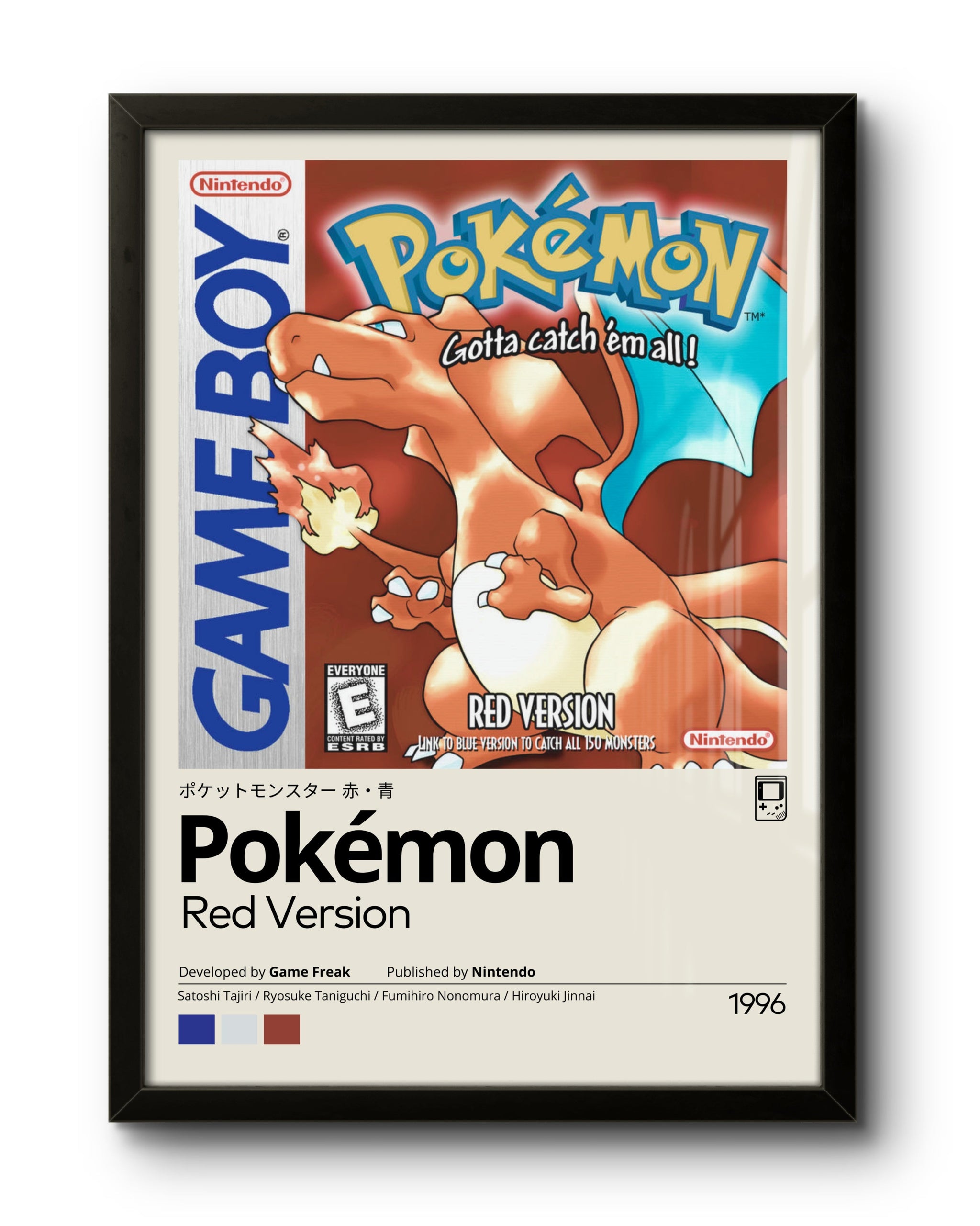 Quadro: Pokémon Red (1996)