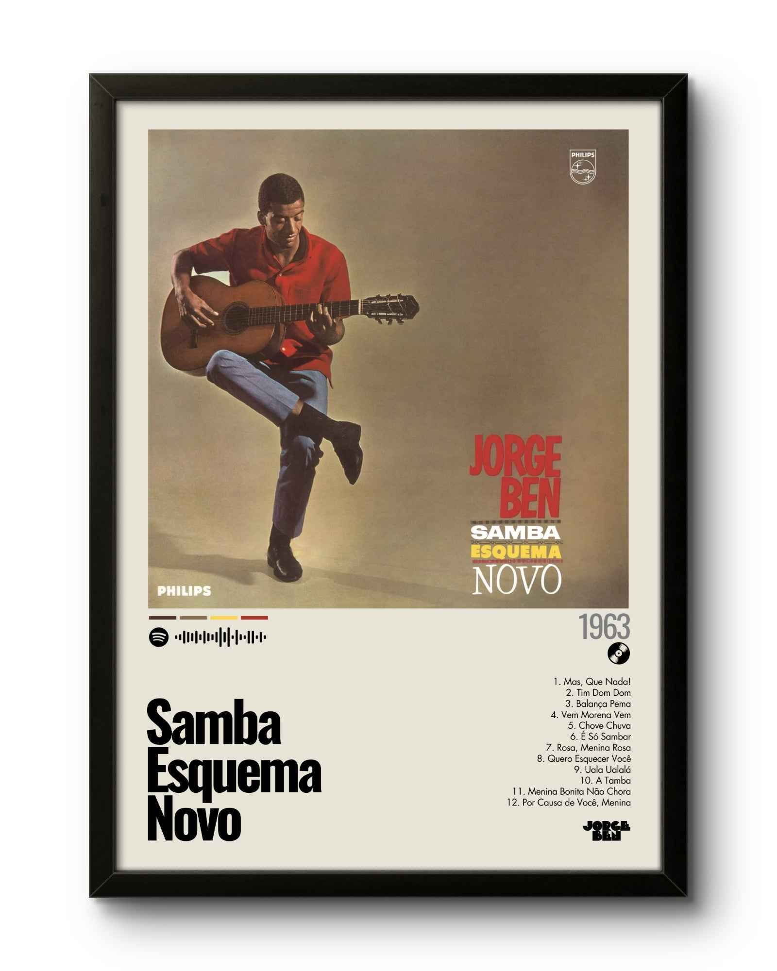 Quadro: Samba Esquema Novo (1963) por Jorge Ben