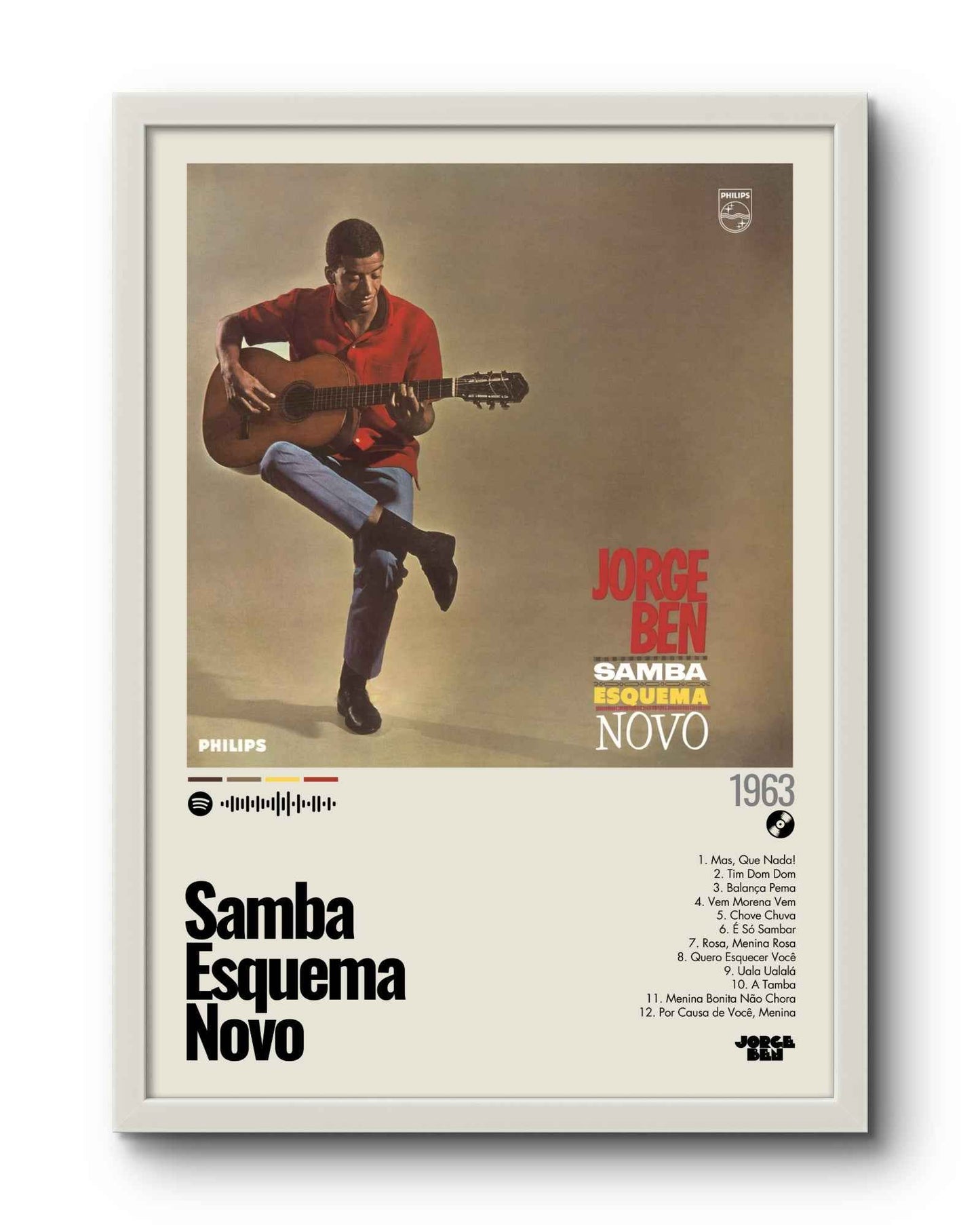 Quadro: Samba Esquema Novo (1963) por Jorge Ben