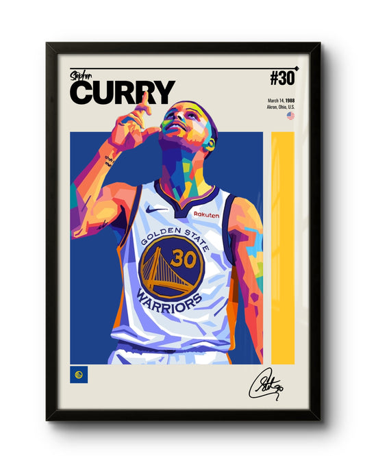Quadro: Stephen Curry / Golden State Warriors (NBA) v2