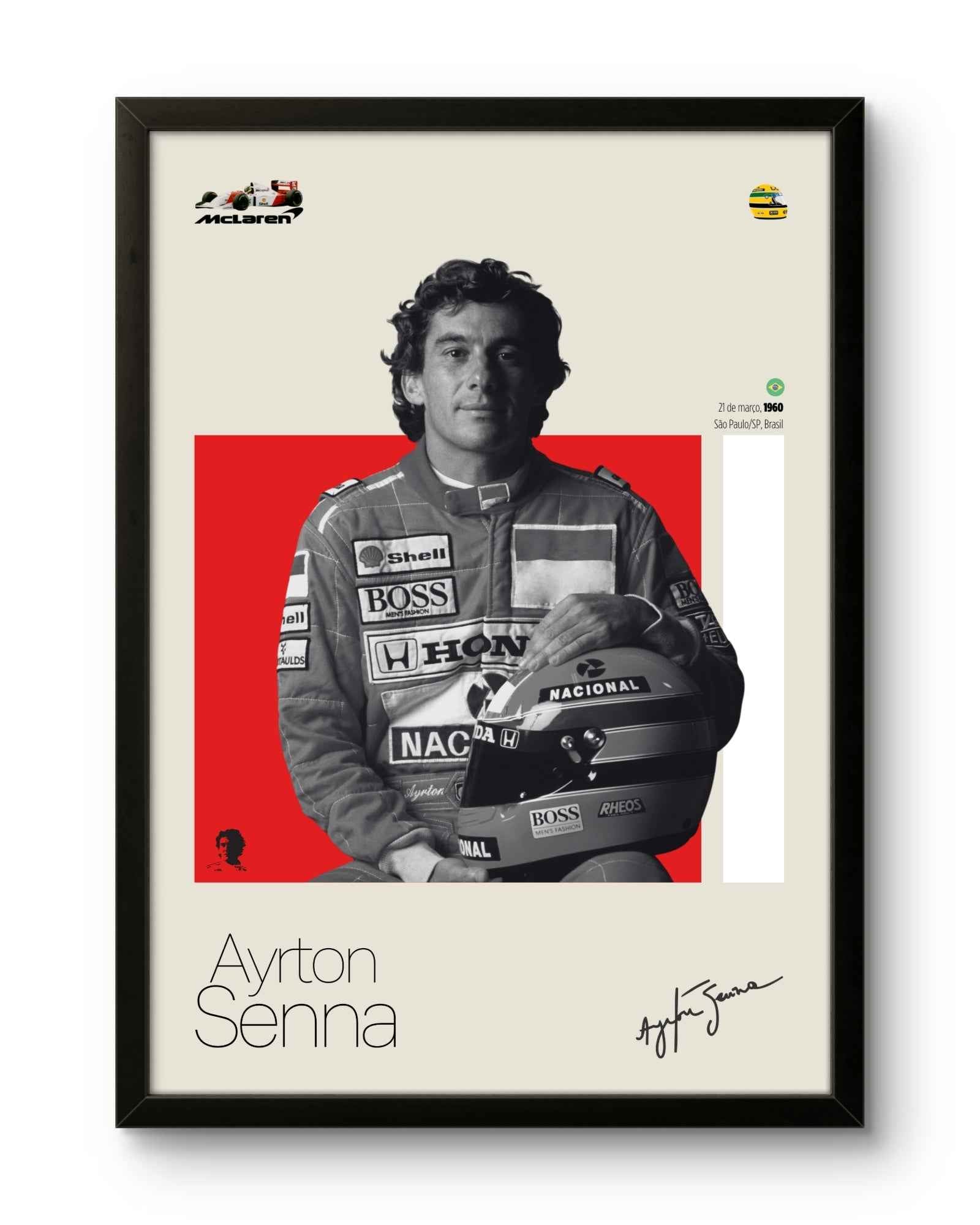 Quadro: Ayrton Senna / McLaren (F1) v2