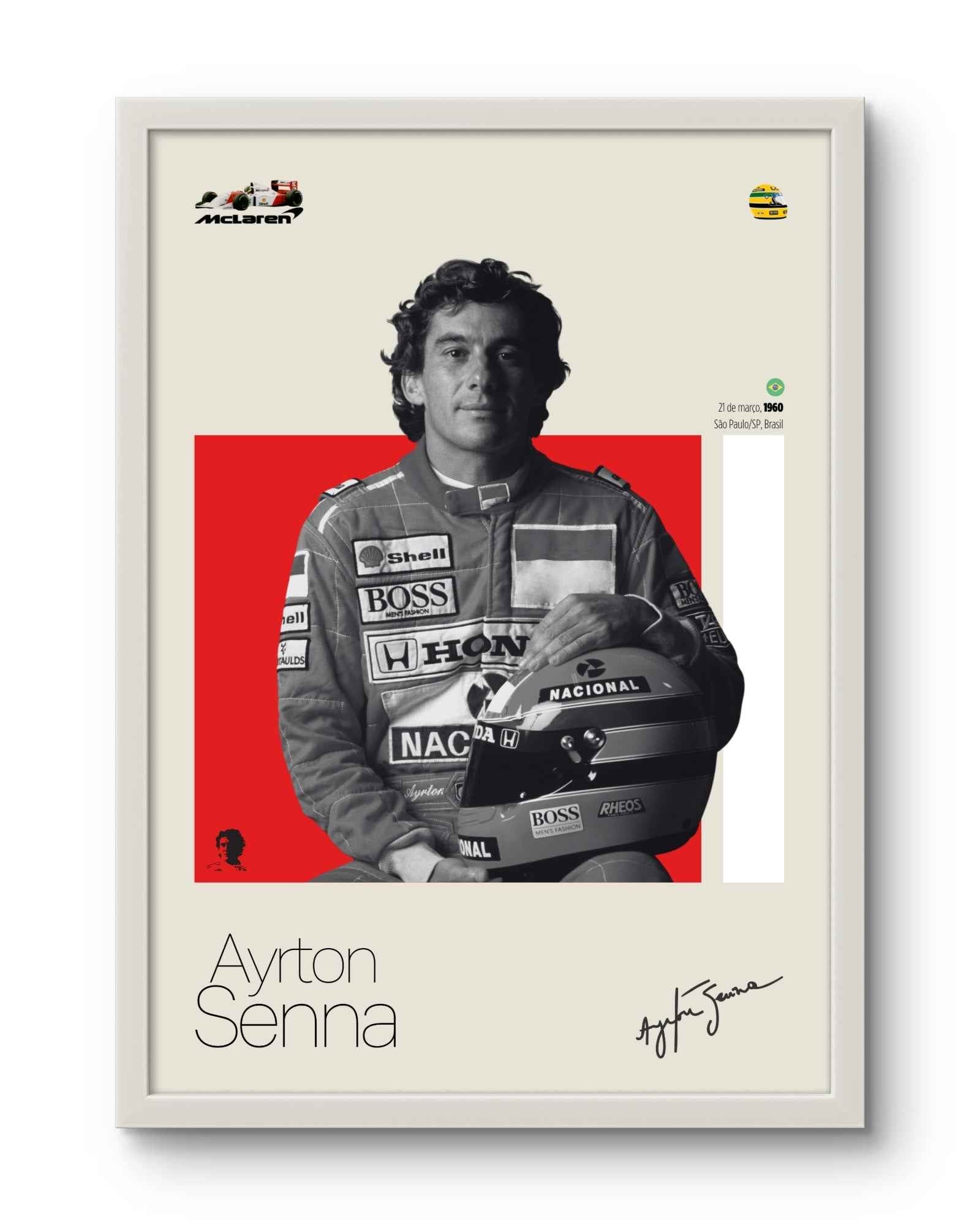 Quadro: Ayrton Senna / McLaren (F1) v2