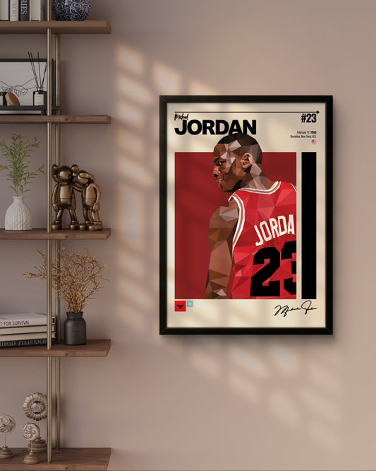 Quadro: Michael Jordan / Chicago Bulls (NBA) v2