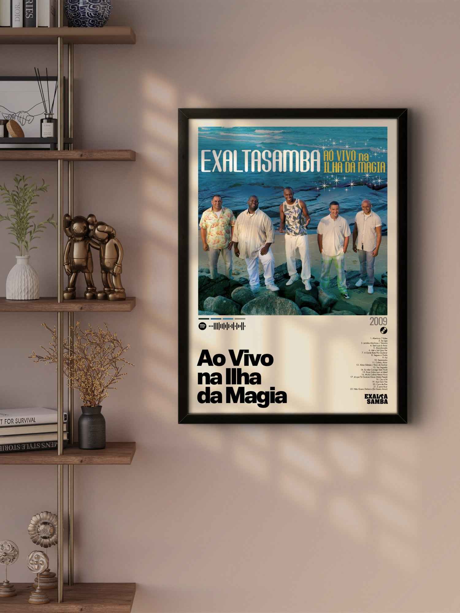 Quadro: Ao Vivo na Ilha da Magia (2009) por Exaltasamba