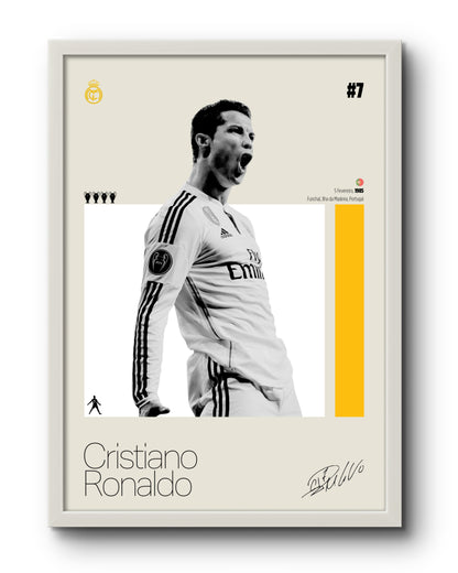 Quadro: Cristiano Ronaldo (RMA)