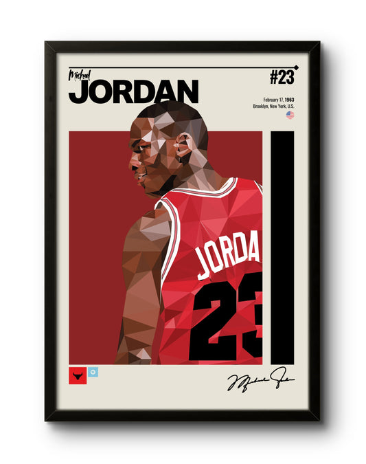 Quadro: Michael Jordan / Chicago Bulls (NBA) v2