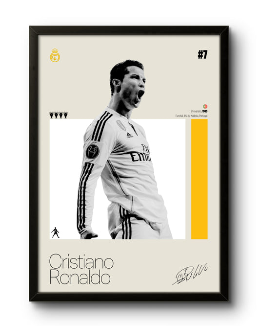 Quadro: Cristiano Ronaldo (RMA)