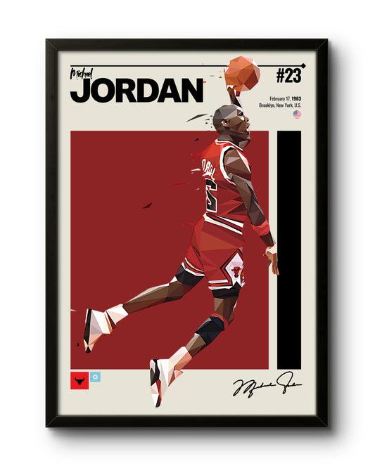Quadro: Michael Jordan / Chicago Bulls (NBA)