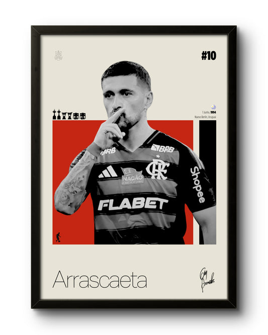 Quadro: Arrascaeta (CRF)