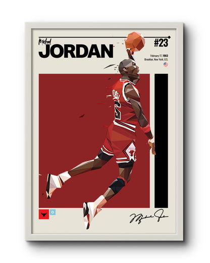 Quadro: Michael Jordan / Chicago Bulls (NBA)
