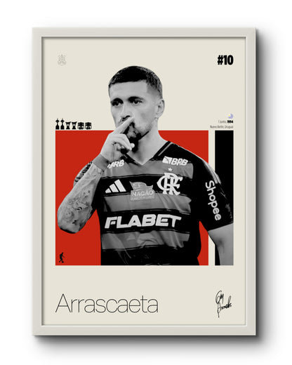 Quadro: Arrascaeta (CRF)
