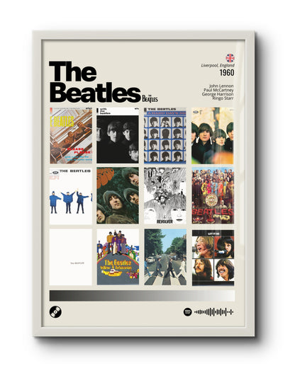 Quadro: The Beatles / Discografia (1960)