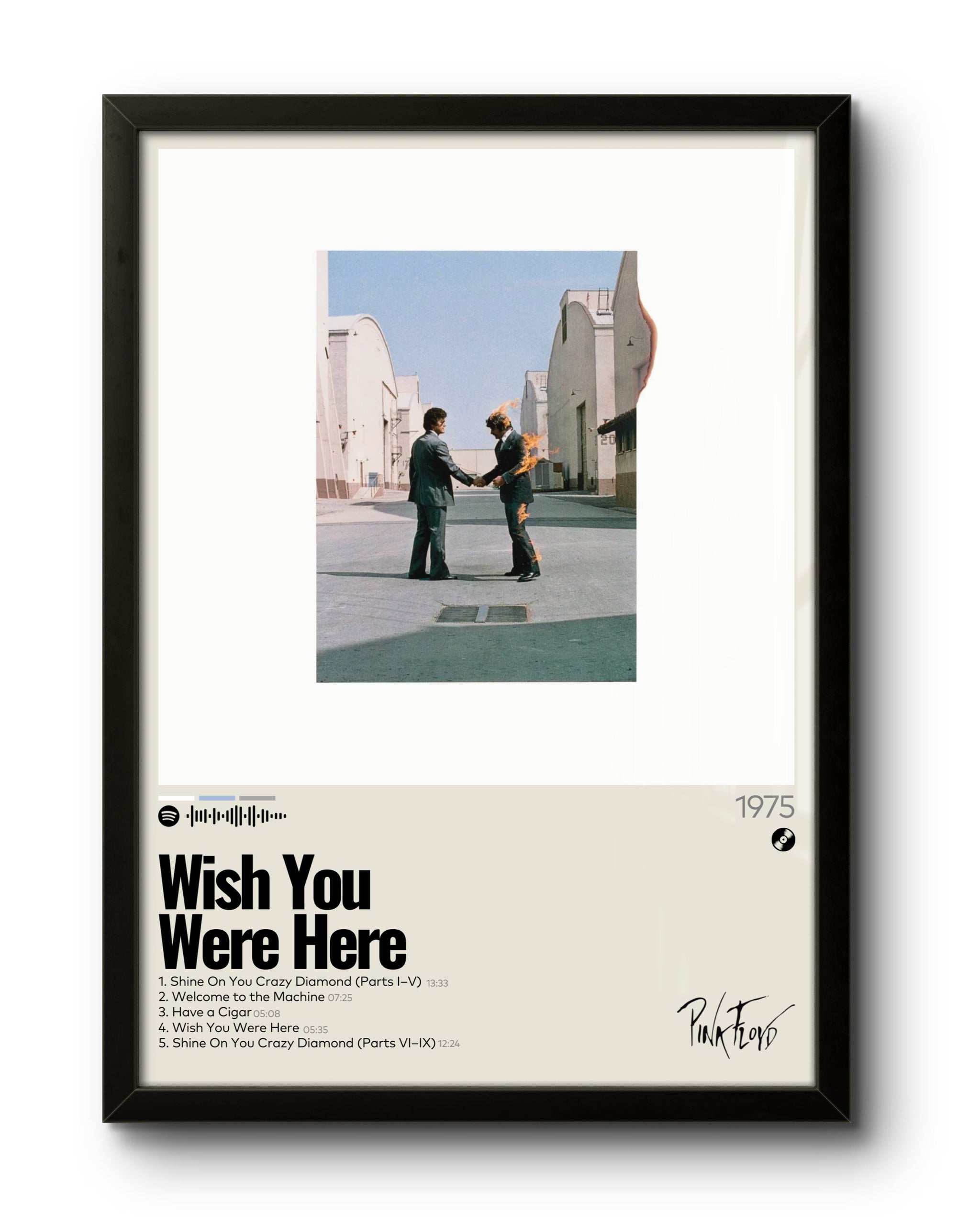Quadro: Wish You Were Here (1975) by Pink Floyd